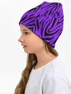 Детская шапка / Абстрактный узор зебра