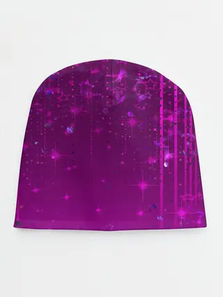 Детская шапка / Абстрактный фон фуксия