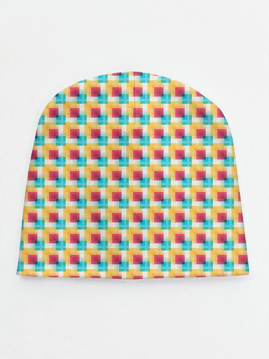 Детская шапка / Красочные кубы