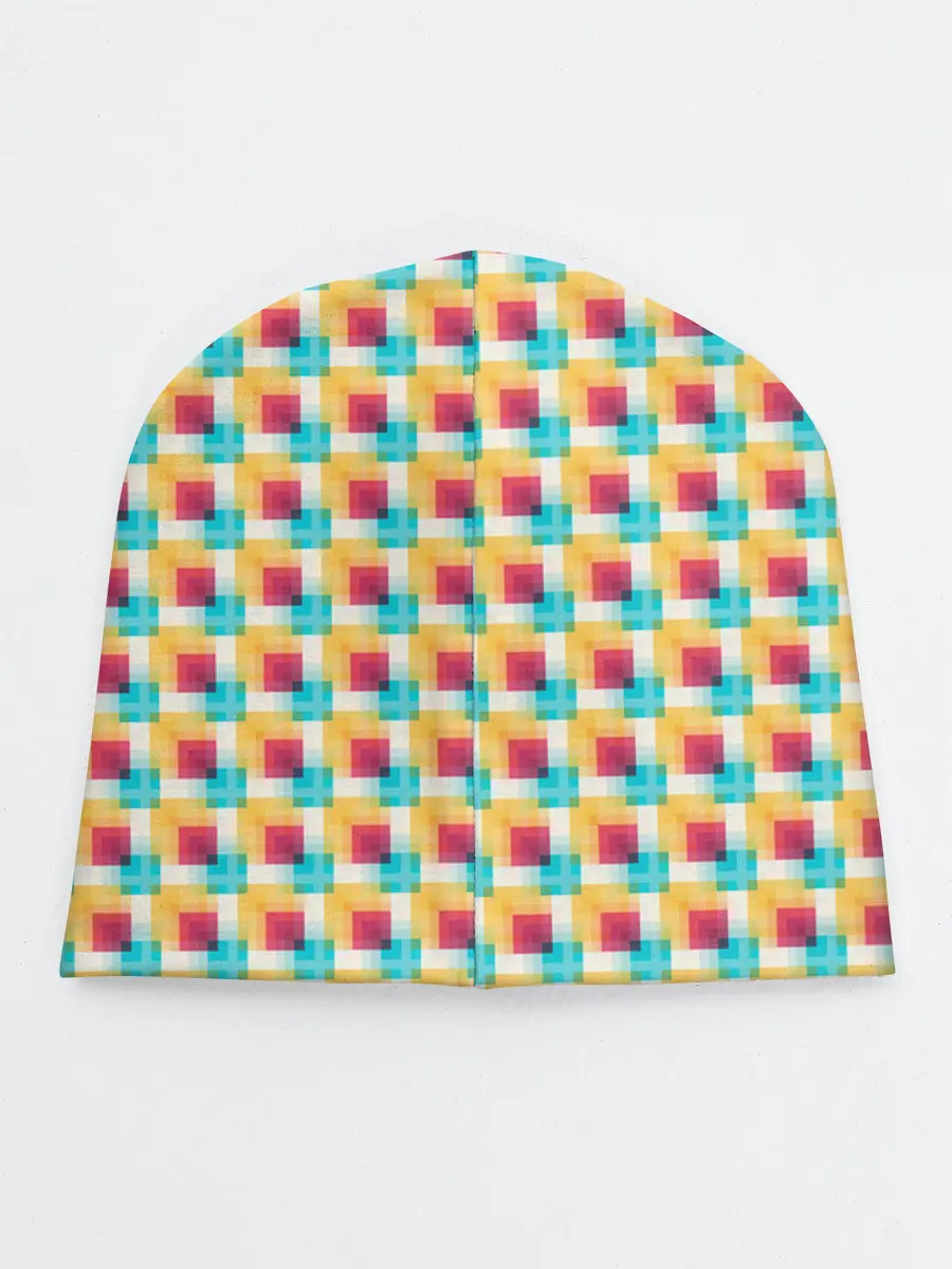 Детская шапка / Красочные кубы