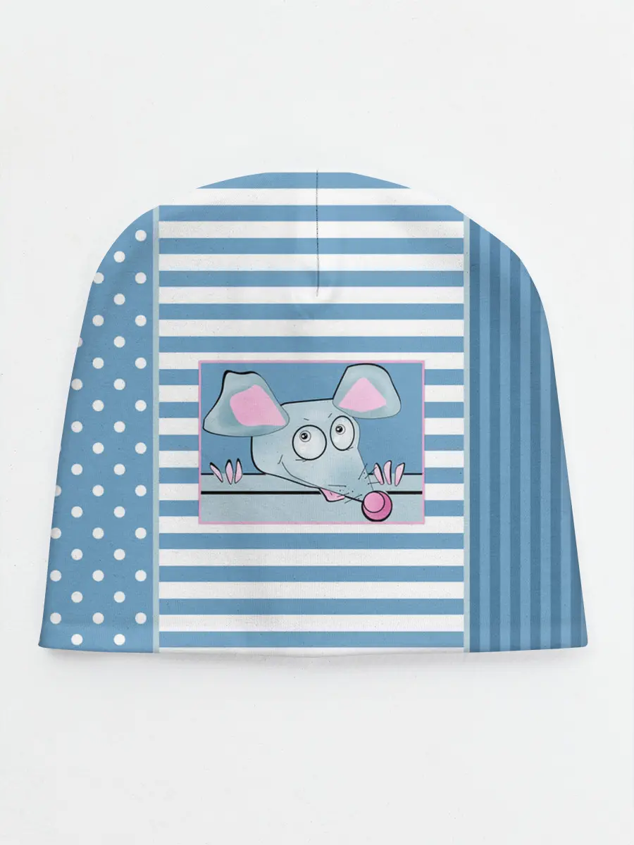 Детская шапка / Веселая Мышь