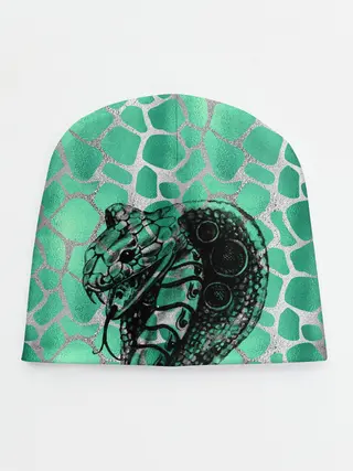 Детская шапка / Кобра. Змеиный стиль