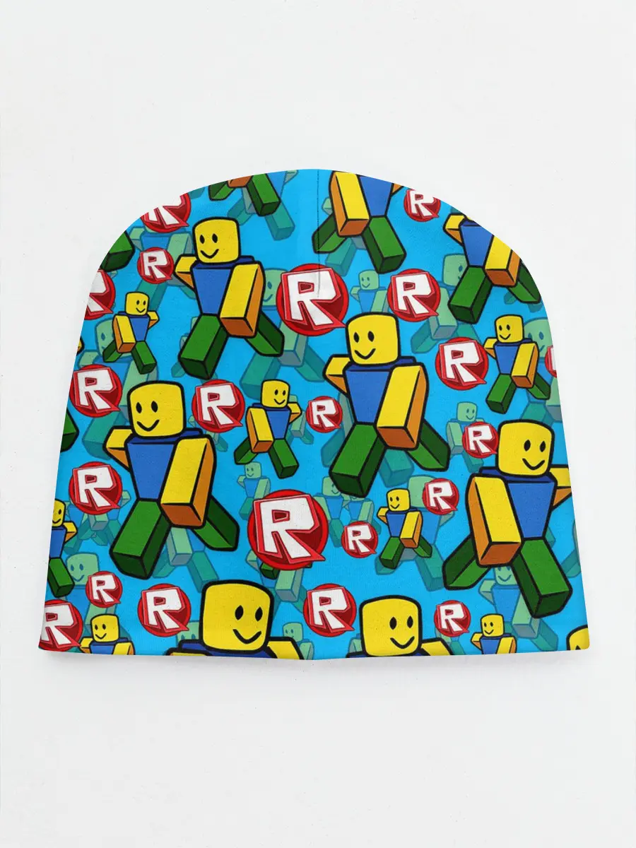 Детская шапка / ROBLOX / РОБЛОКС / NOOB / НУБ