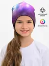 Детская шапка / Космос, сияние и звезды