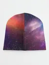 Детская шапка / Космос, сияние и звезды