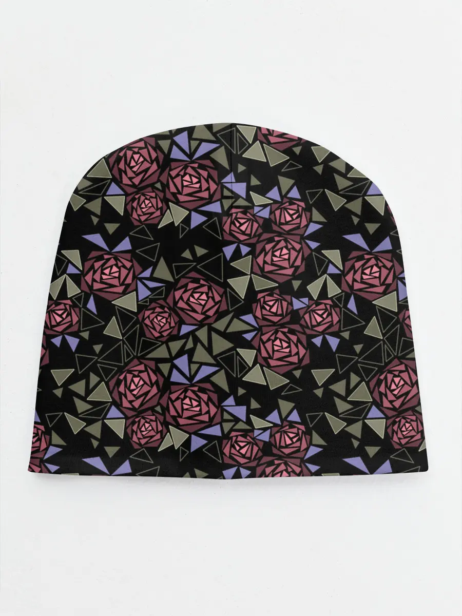 Детская шапка / Цветочная мозаика