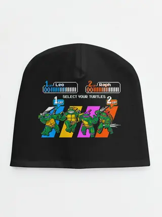Детская шапка / Turtles 8bit
