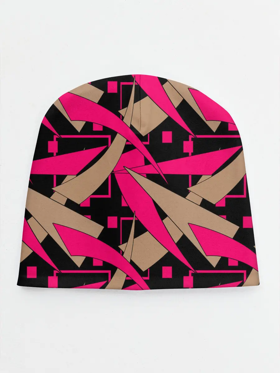 Детская шапка / Яркий абстрактный узор