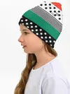 Детская шапка / Полосатый звездный узор
