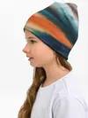 Детская шапка / Мозаичный абстрактный узор