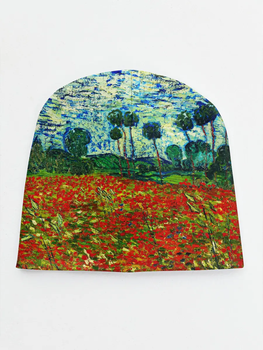 Детская шапка / Поле с маками, Ван Гог