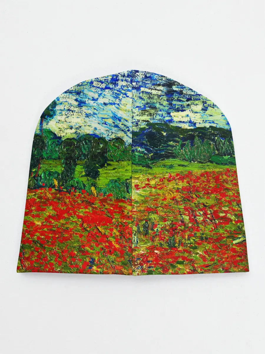 Детская шапка / Поле с маками, Ван Гог