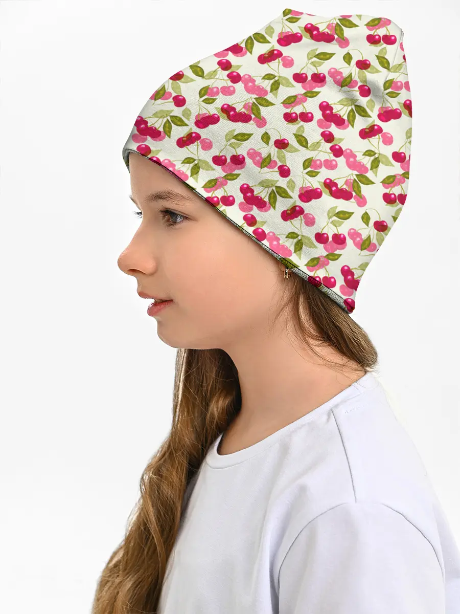 Детская шапка / Спелая вишня