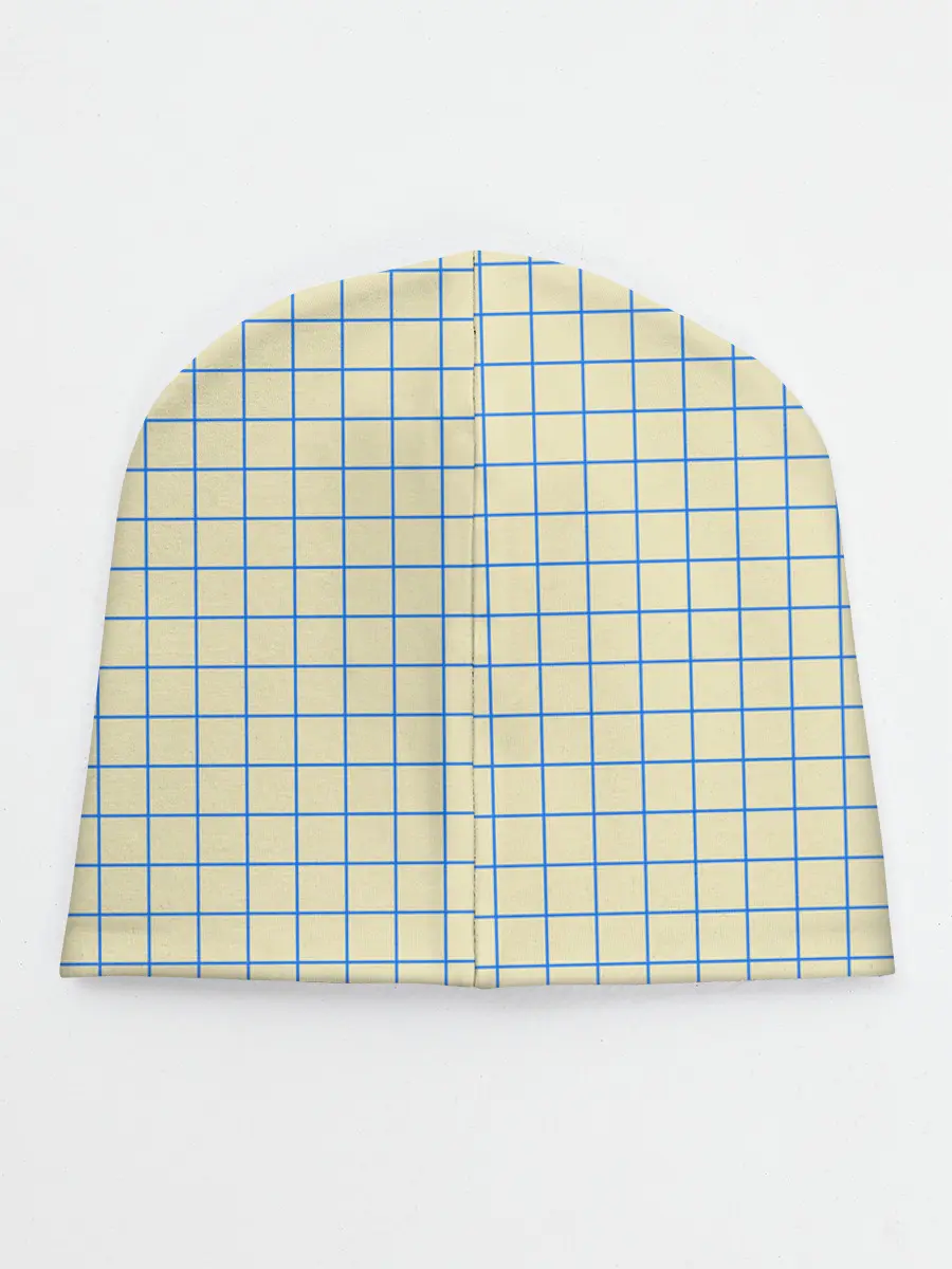 Детская шапка / Клетка Школьная тетрадка