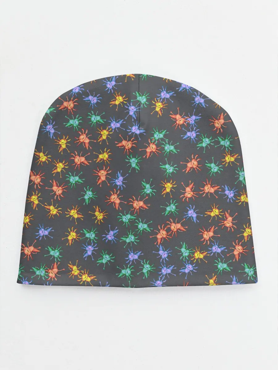 Детская шапка / Аксолотль паттерн