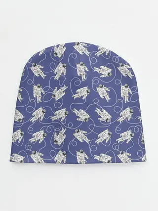 Детская шапка / Астронавты в космосе