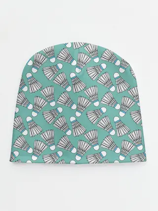 Детская шапка / Воланы на ментоловом