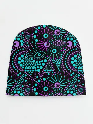 Детская шапка / Яркий абстрактный узор