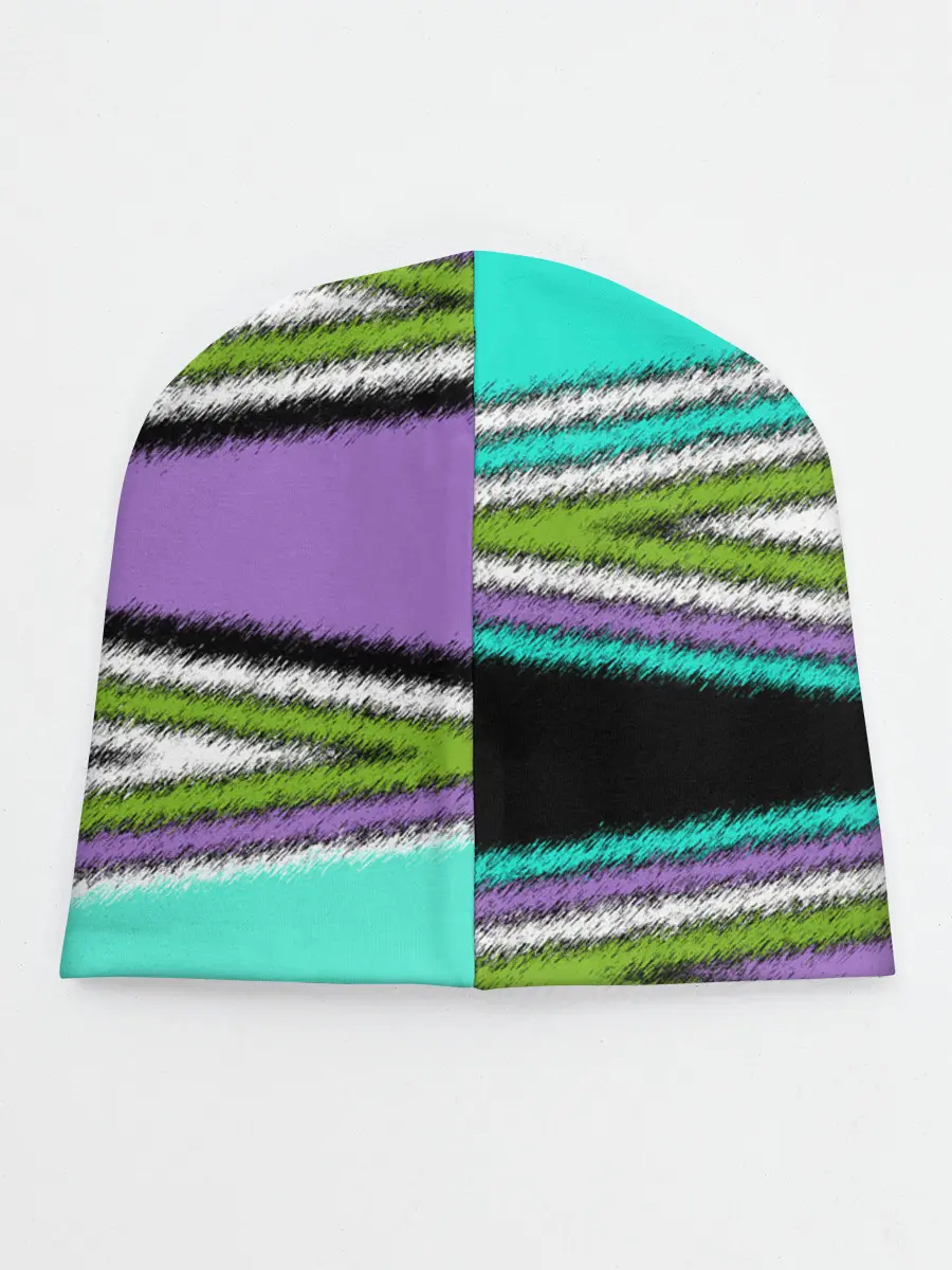 Детская шапка / Абстрактный асимметричный