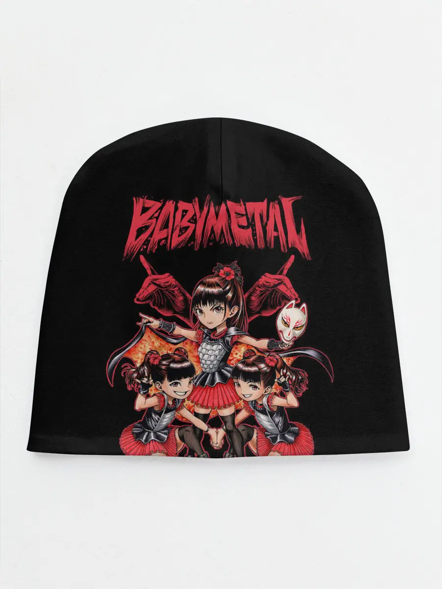 Детская шапка / Метал малышки в деле