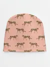 Детская шапка / Гепарды на розовом