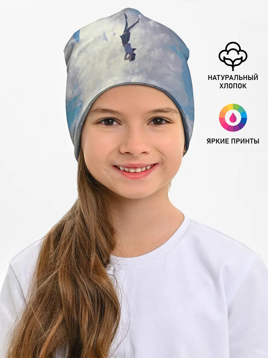 Детская шапка / Летящая девушка