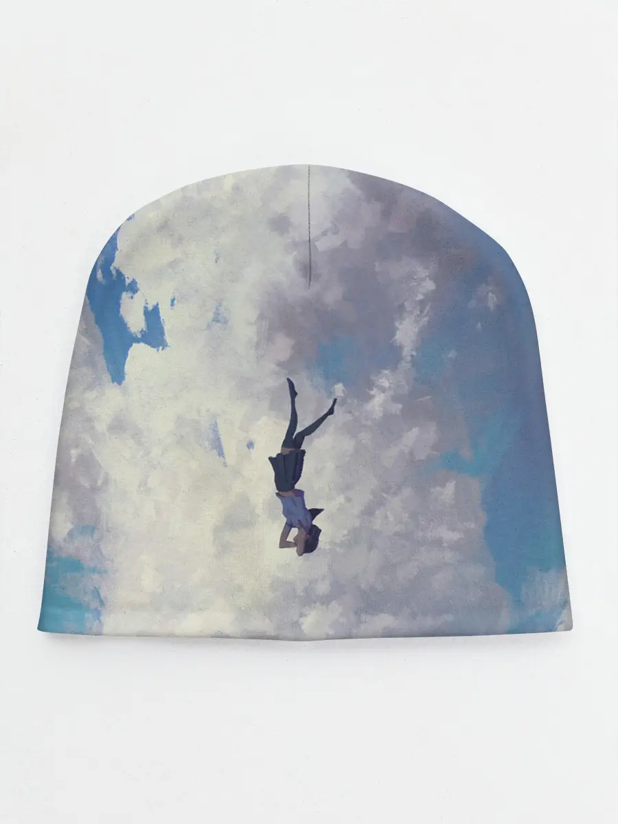 Детская шапка / Летящая девушка