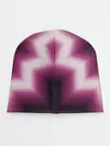 Детская шапка / Черно-пурпурный калейдоскоп