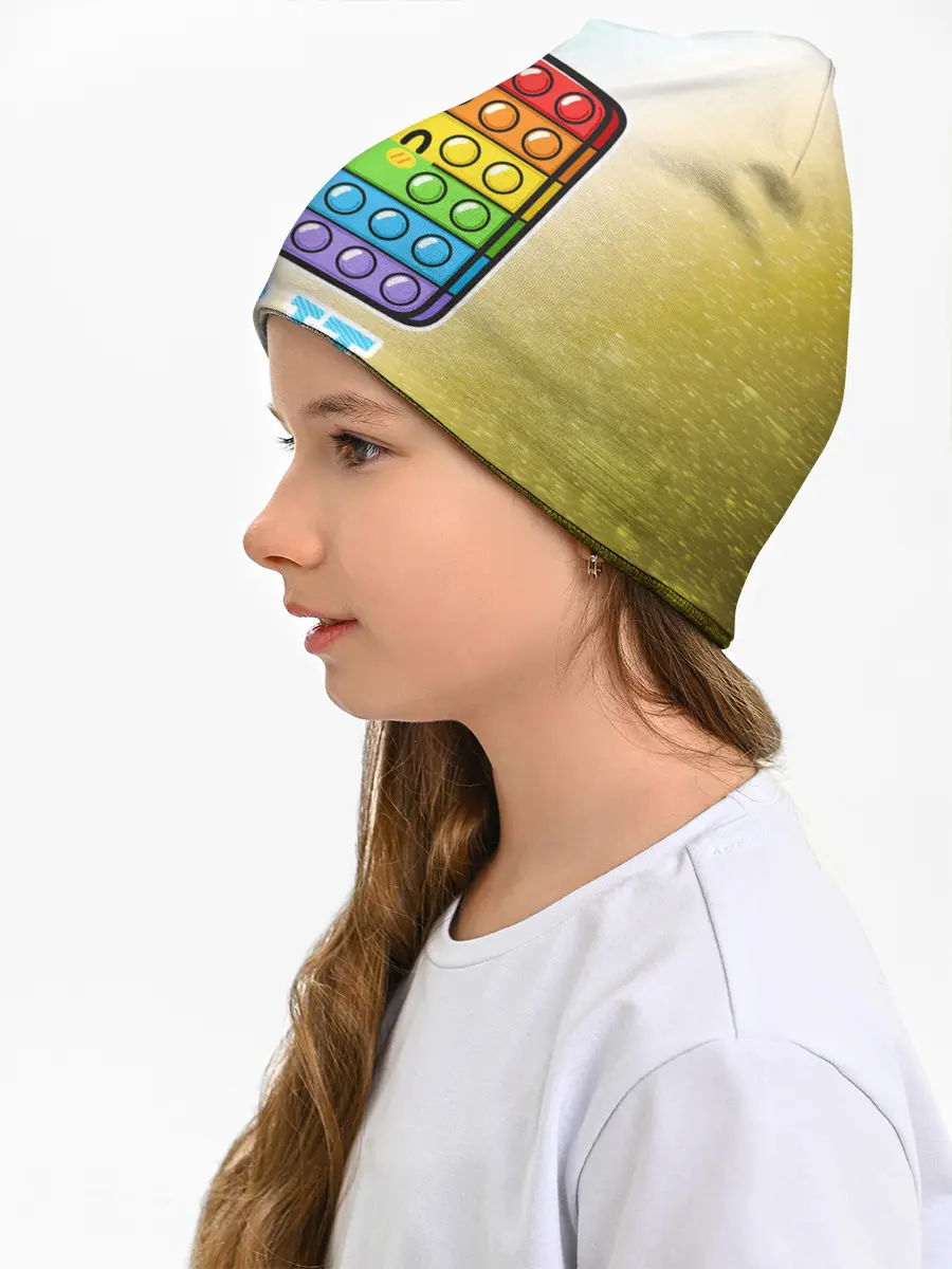 Детская шапка / Поп Ит - Глитч