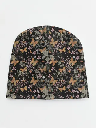 Детская шапка / Ретро узор . Бабочки