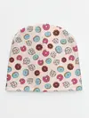 Детская шапка / Пончики донаты паттерн