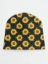 Детская шапка / Подсолнухи паттерн