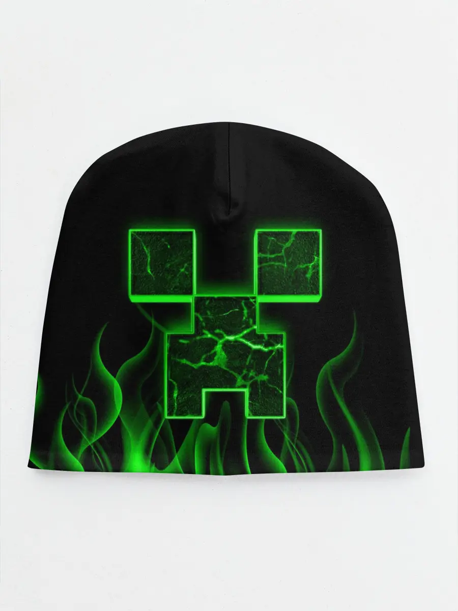 Детская шапка / MINECRAFT TEXTURE FIRE