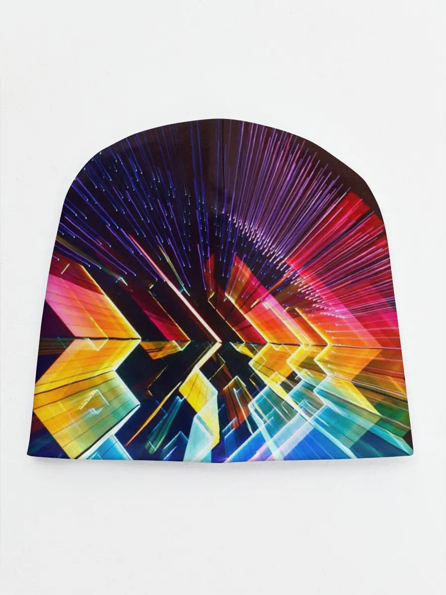 Детская шапка / Цифровая радуга