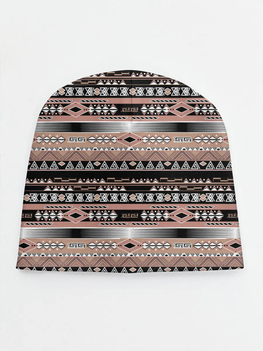 Детская шапка / Полосатый этнический орнамент