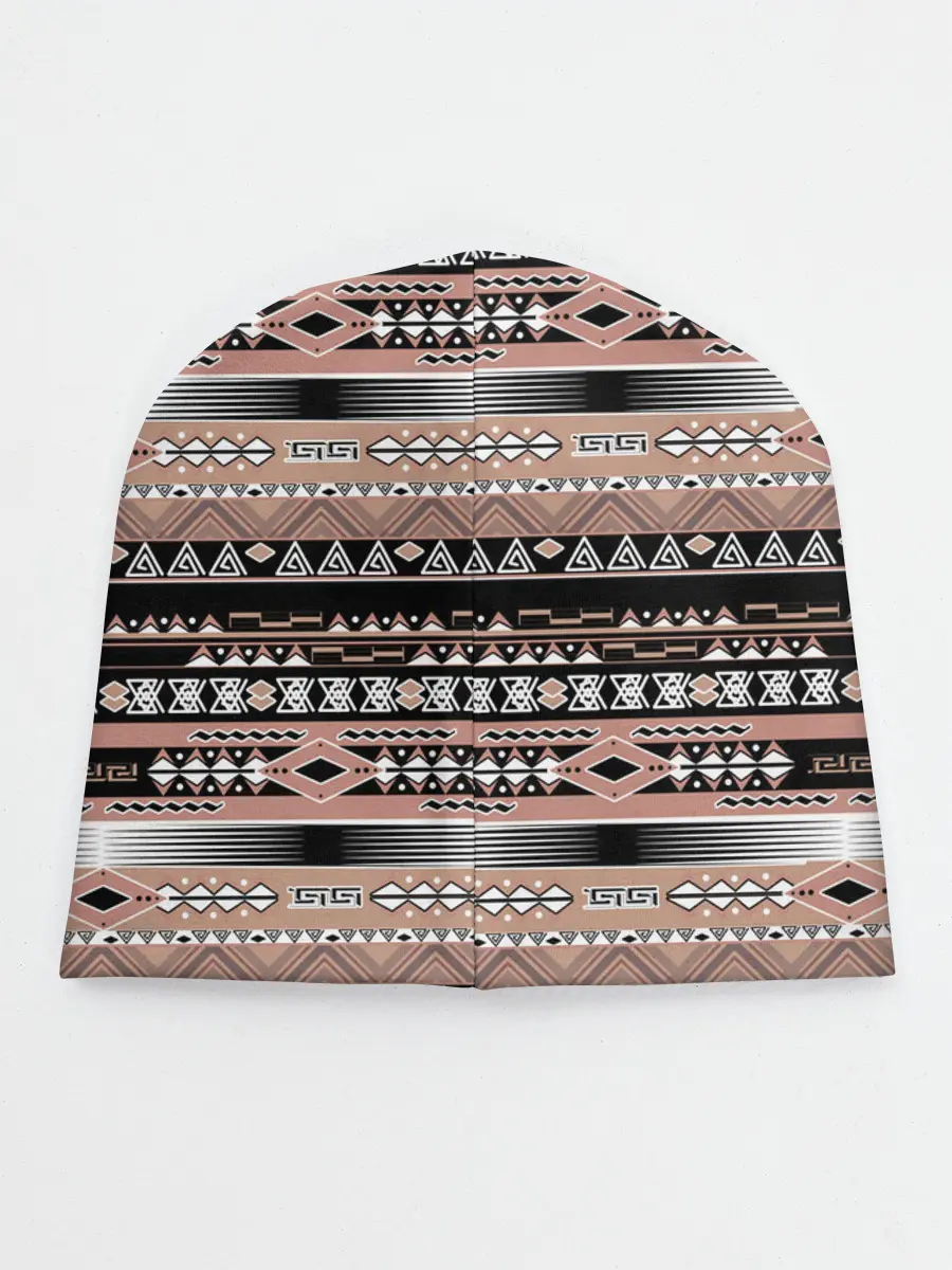 Детская шапка / Полосатый этнический орнамент