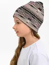 Детская шапка / Полосатый этнический орнамент