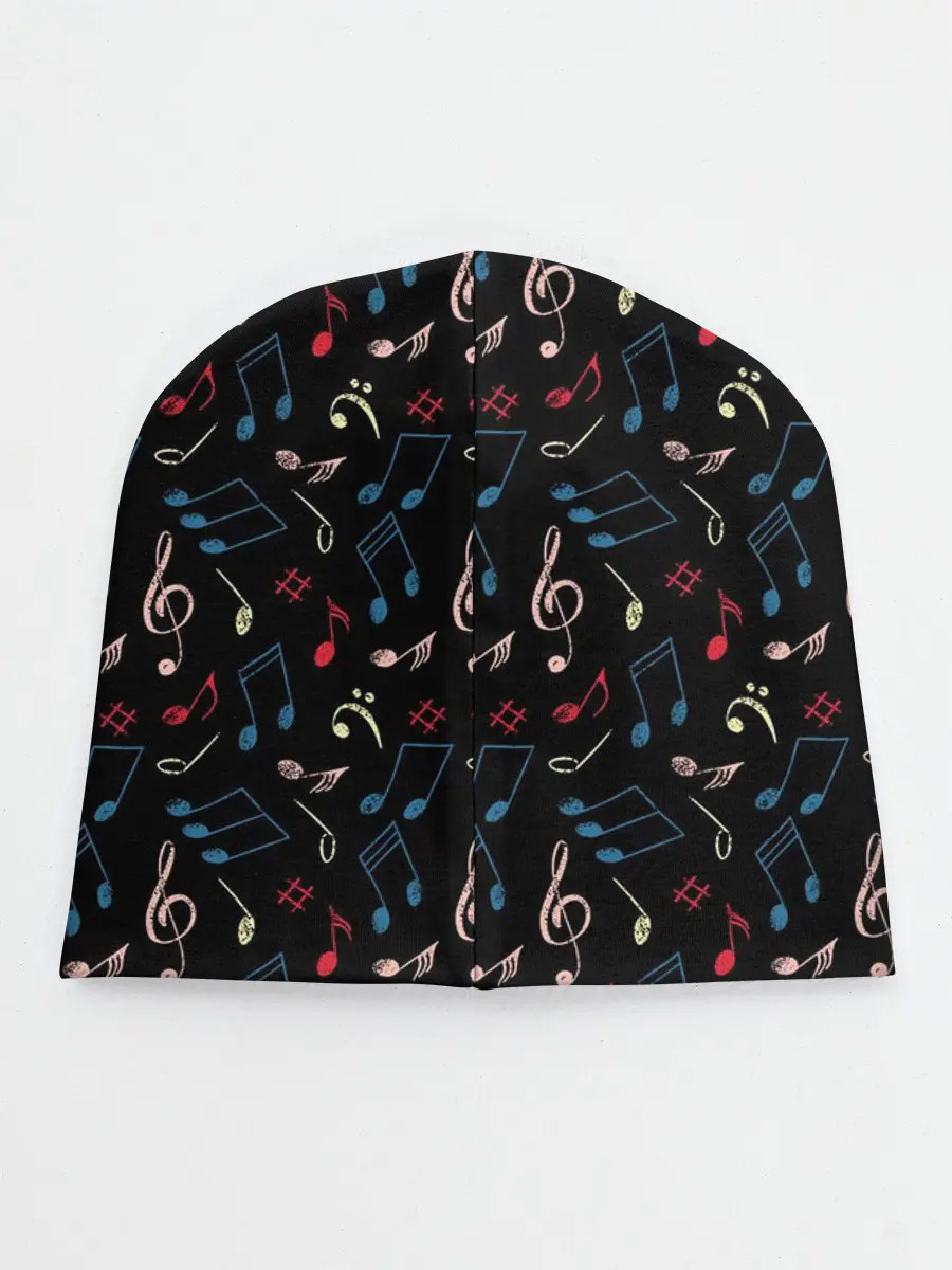 Детская шапка / Ноты паттерн