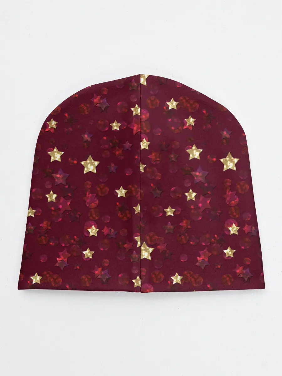 Детская шапка / Россыпи золотых звезд