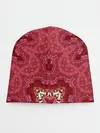 Детская шапка / Красно-розовый калейдоскоп