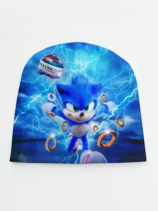 Детская шапка / SONIC | СИНИЙ ЁЖ