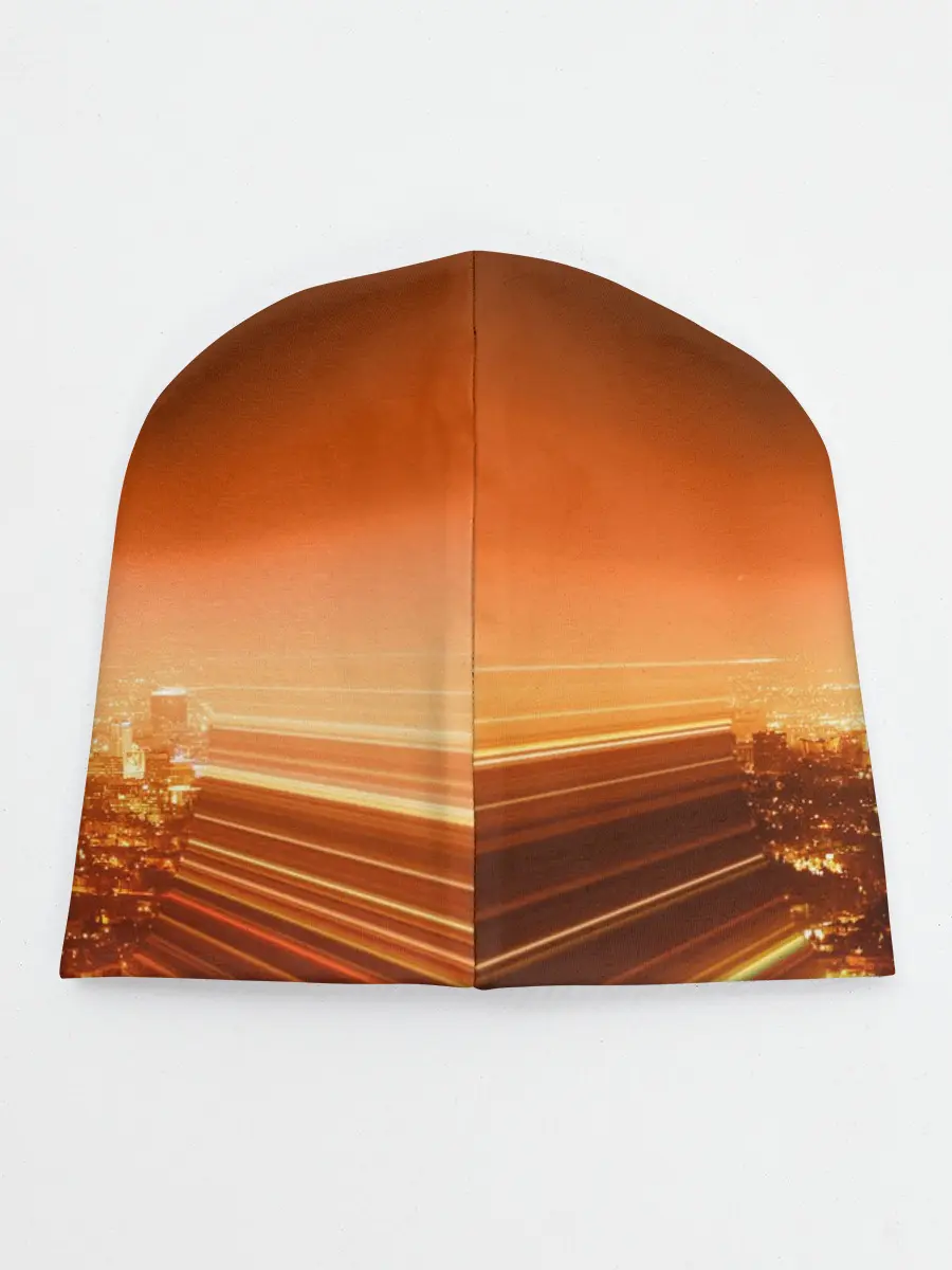 Детская шапка / Закат в Нью Йорке