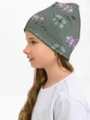 Детская шапка / Розовые орхидеи