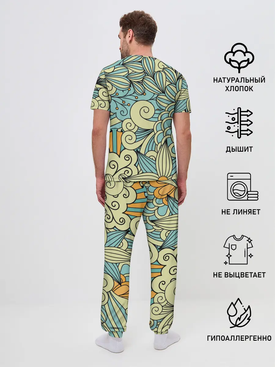 Мужская пижама с брюками / Gake no ue no Ponyo