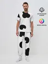 Мужская пижама с брюками / Cow print