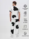 Мужская пижама с брюками / Cow print