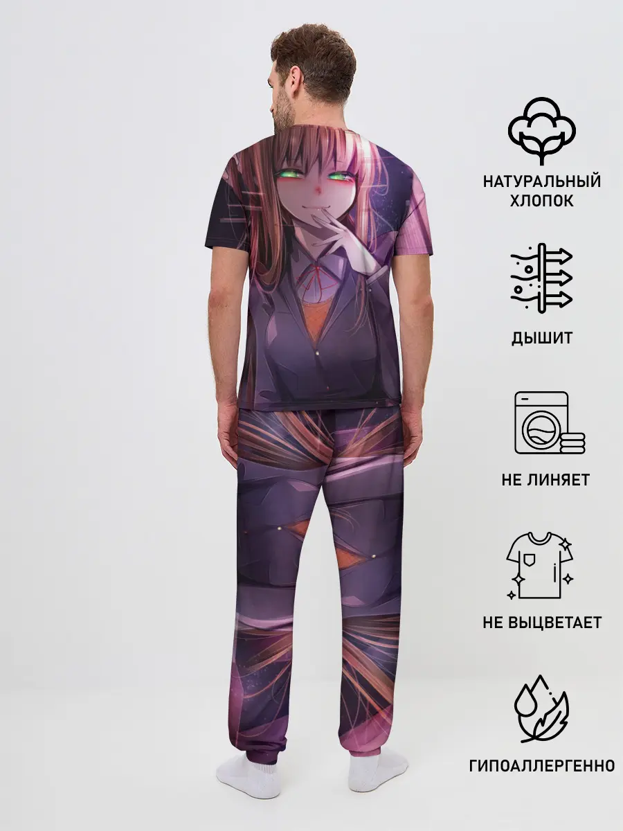 Мужская пижама с брюками / Monika Doki Doki