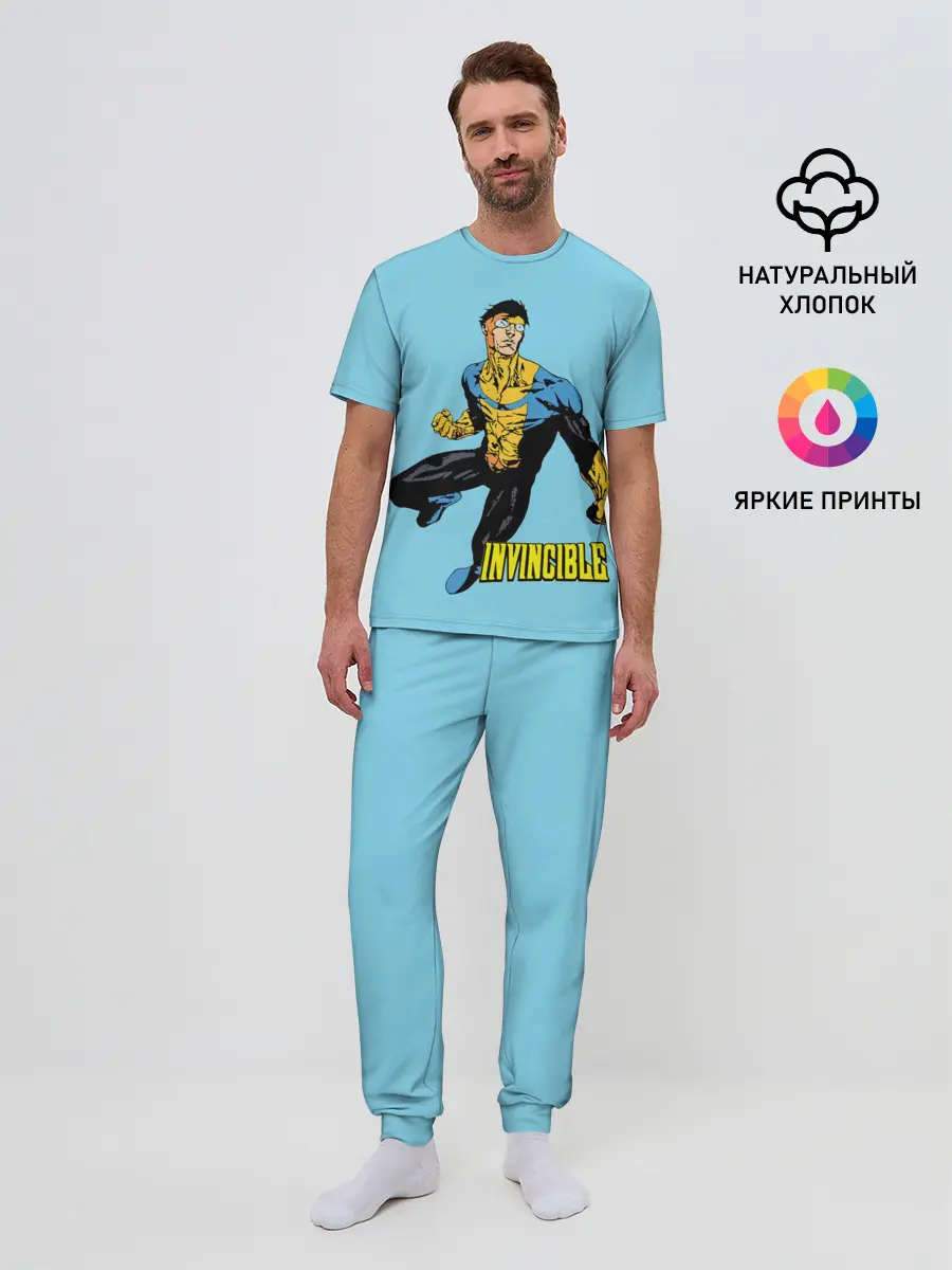 Мужская пижама с брюками / Invincible / Неуязвимый