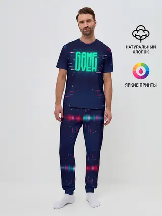 Мужская пижама с брюками / Game Over
