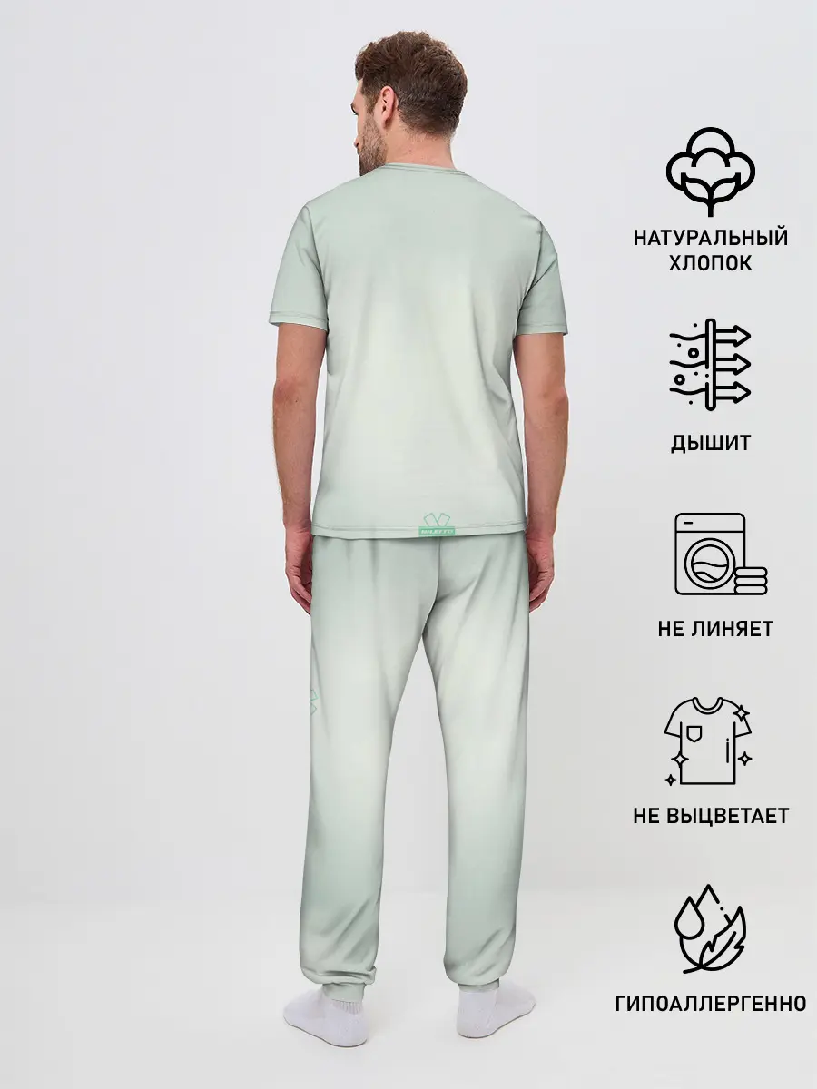 Мужская пижама с брюками / Нилетто | Любимка